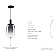 PENDENTE CAPSULA 4W 120LM 1800K D30X37CM - Imagem 2