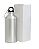 Garrafa de Alumínio Branco Matte / Prata com Mosquetão - 600ml - Imagem 4