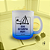 Caneca De Vidro Jateado Degrade 325ml - Imagem 1
