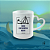Caneca Cerâmica 325ml com Alça Coração - Imagem 1