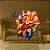 Relógio Azulejo Personalizado 20x23cm Hexagonal Brilho - Imagem 2
