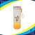 Garrafa Vidro Personalizada 600ml Degradê e Tampa com Alça - Imagem 2