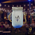 Jarra Lamparina em Vidro Personalizada 400ml Degradê com Cordão - Imagem 5