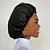 Touca Preta de Cetim Anti Frizz com Elástico Ajustável - Imagem 3