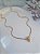 Choker coração detalhado dourado - Imagem 1