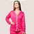 Pijama Diones Feminino Estampado Americano Manga Comprida - Imagem 2
