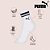 Kit 3 Pares Meia Puma Infantil Menino Cano Longo Puma - Imagem 6