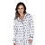 Pijama De Inverno Feminino Americano Canelado Estampado - Imagem 3