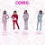 Pijama De Plush Feminino Juvenil De Inverno Bolso Kanguru - Imagem 14