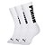 Kit 3 Pares Meia Sport Puma Atoalhada Masculina Cano Longo - Imagem 2