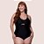 Maiô Selene Plus Size Regata Clássico Verão Alcinha - Imagem 5