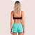 Shorts She Verão Liso Básico Feminino Com Elástico No Cós - Imagem 2