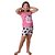 Pijama Infantil Estampado Com Vaquinha Gatinho E Unicórnio - Imagem 1