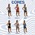 Conjunto Feminino Shorts E Top Sem Costura Para Conforto - Imagem 15