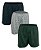 Kit 3 Samba Canção Masculina Diones Com Elástico Na Cintura - Imagem 9