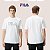 Camiseta Fila Letter Outline Casual em Algodão Confortável com Manga Curta e Gola Careca - Imagem 8