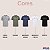 Camiseta Fila Letter Outline Casual em Algodão Confortável com Manga Curta e Gola Careca - Imagem 12