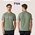 Camiseta Fila Letter Outline Casual em Algodão Confortável com Manga Curta e Gola Careca - Imagem 4