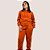 Conjunto Feminino Liso Moletom Cargo Com Touca Toque Macio - Imagem 9