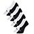 60 Pares De Meia Puma Ref 4500 Preta/branco - Imagem 1