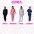 Pijama Plus Size Frio Inverno Com Bordado Feminino Adulto - Victory - Imagem 13