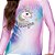 Camiseta Selene Infantil Uv Estampada Verão Calor Praia - Imagem 8