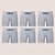 Kit 6 Cueca Boxer Infantil  Algodão Sem Costura Confortável - Imagem 7