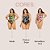 Maiô Banho de Mar Estampado com Bojo Zero Barriga Plus Size - Imagem 9