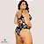 Maiô Banho de Mar Estampado com Bojo Zero Barriga Plus Size - Imagem 2
