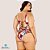 Maiô Banho de Mar Estampado com Bojo Zero Barriga Plus Size - Imagem 6