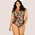 Maiô Modelador Estampado Conforto e Estilo Plus Size - Imagem 1