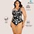 Maiô Modelador Estampado Conforto e Estilo Plus Size - Imagem 5