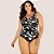 Maiô Modelador Estampado Conforto e Estilo Plus Size - Imagem 3