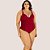 Maiô Modelador Zero Barriga com Bojo e Trançado Plus Size - Imagem 3