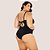 Maiô Banho de Mar Efeito Zero Barriga Alta Compressão Plus Size - Imagem 4