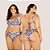 Conjunto Biquíni Banho De Mar Moda Praia Plus Size - Imagem 3