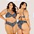 Conjunto Biquíni Banho De Mar Moda Praia Plus Size - Imagem 9