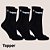 Kit 3 Pares Meia Topper Cano Médio Esportiva Alta Qualidade - Imagem 5
