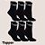 Kit 6 Pares Meia Topper Cano Médio Qualidade - Imagem 7