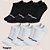 Kit 6 Pares Meia Invisível Topper Discreta e Confortável - Imagem 1
