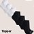 Kit 6 Meias Topper Cano Baixo Uso Casual - Imagem 2