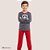 Pijama Infantil Longo Masculino Inverno de Heróis - Imagem 1