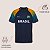 Camiseta Brasil Bandeira Azul Masculina Dry Fit Leve Respirável Esportiva Premium Torcedor - Imagem 6