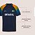 Camiseta Brasil Bandeira Azul Masculina Dry Fit Leve Respirável Esportiva Premium Torcedor - Imagem 7