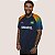 Camiseta Brasil Bandeira Azul Masculina Dry Fit Leve Respirável Esportiva Premium Torcedor - Imagem 2