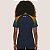 Camiseta Brasil Bandeira Azul Feminina Dry Fit Leve Respirável Esportiva Premium Torcedora - Imagem 3