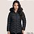 Jaqueta Puffer Feminina Peluciada Forrada Capuz Removível Inverno Com Zíper E Bolso - Imagem 3