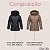 Jaqueta Puffer Feminina Peluciada Forrada Capuz Removível Inverno Com Zíper E Bolso - Imagem 11