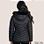Jaqueta Puffer Feminina Peluciada Forrada Capuz Removível Inverno Com Zíper E Bolso - Imagem 4