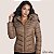 Jaqueta Feminina Puffer Longa Quentinha Com Capuz Removível e Bolso Frontal - Imagem 9
